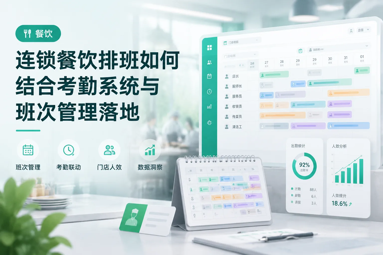 连锁餐饮排班如何结合考勤系统与班次管理落地文章封面