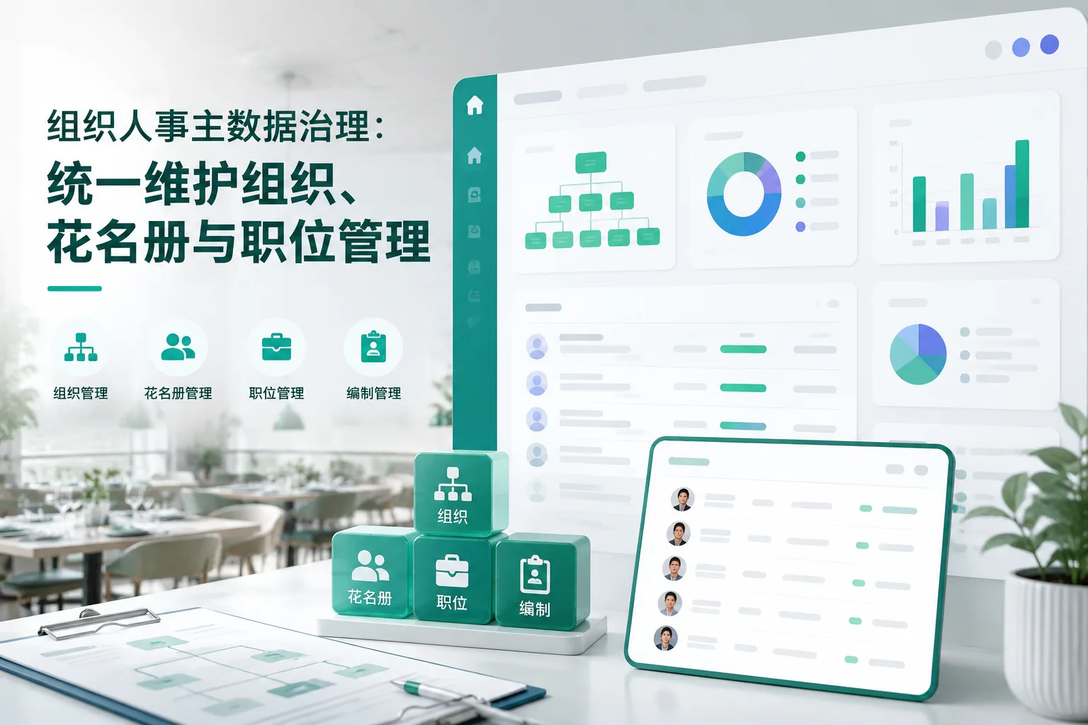 组织人事主数据治理：统一维护组织、花名册与职位管理文章封面