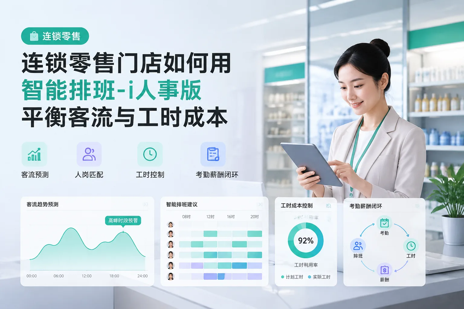 连锁零售门店如何用智能排班-i人事版平衡客流与工时成本文章封面