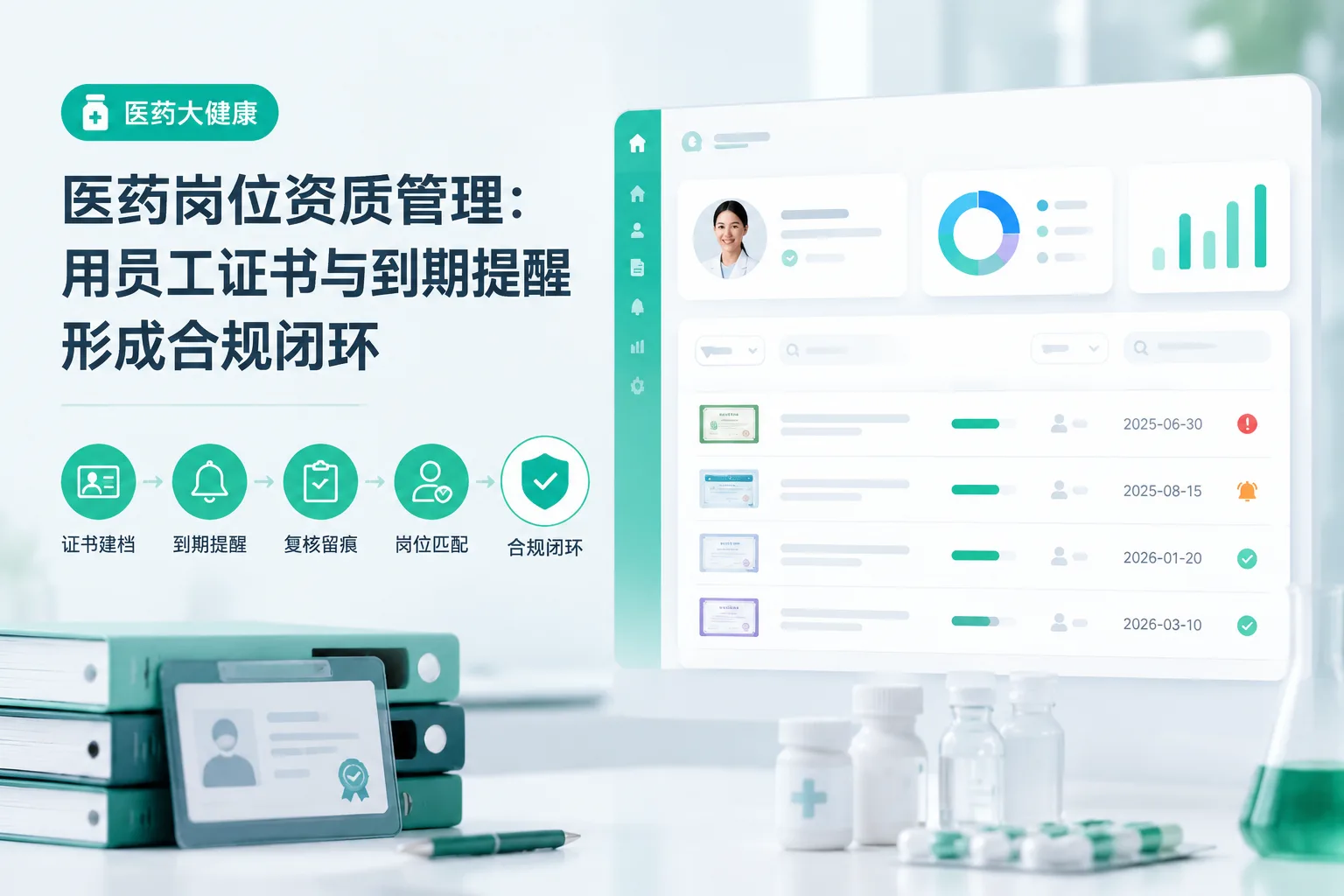医药岗位资质管理：用员工证书与到期提醒形成合规闭环文章封面