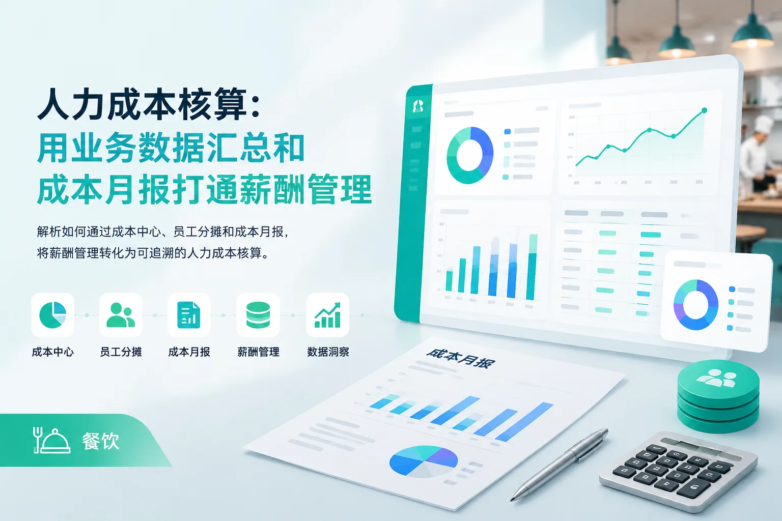 人力成本核算：用业务数据汇总和成本月报打通薪酬管理文章封面