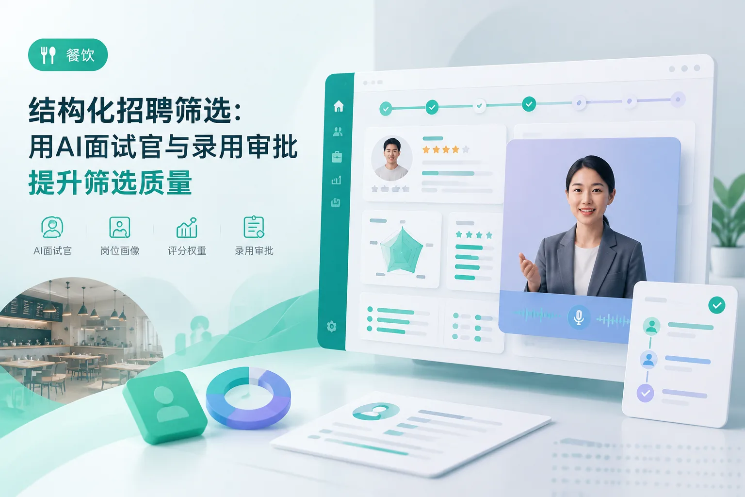 结构化招聘筛选：用AI面试官与录用审批提升筛选质量文章封面