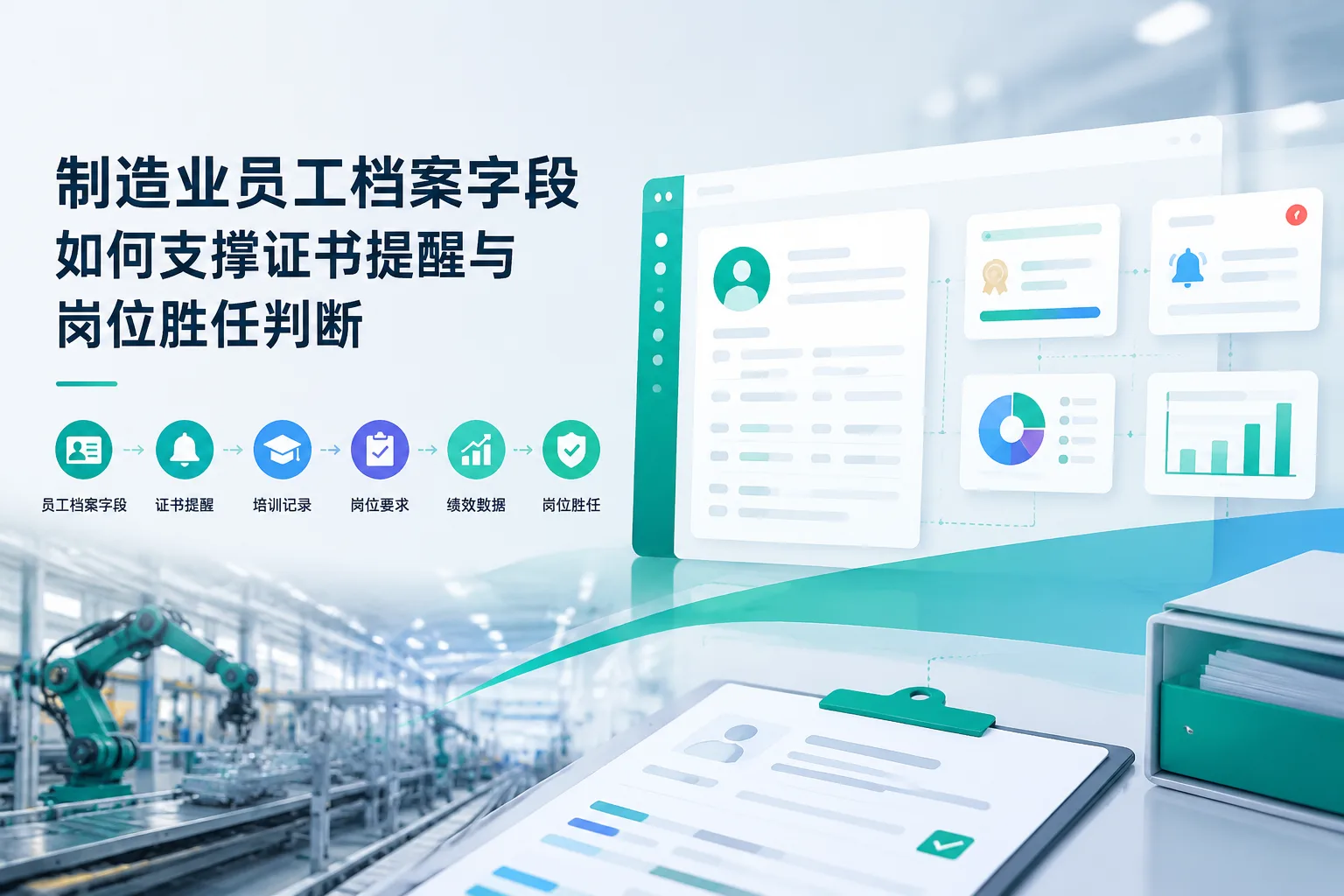 制造业员工档案字段如何支撑证书提醒与岗位胜任判断文章封面