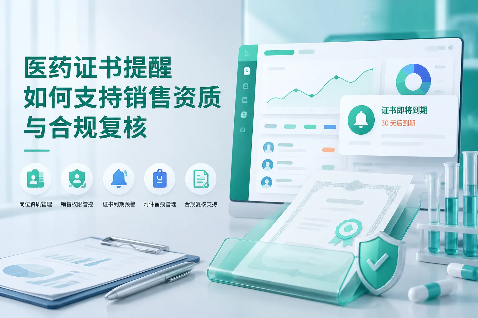 医药证书提醒如何支持销售资质与合规复核文章封面