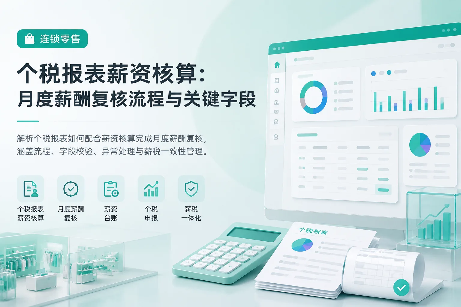 个税报表薪资核算：月度薪酬复核流程与关键字段文章封面