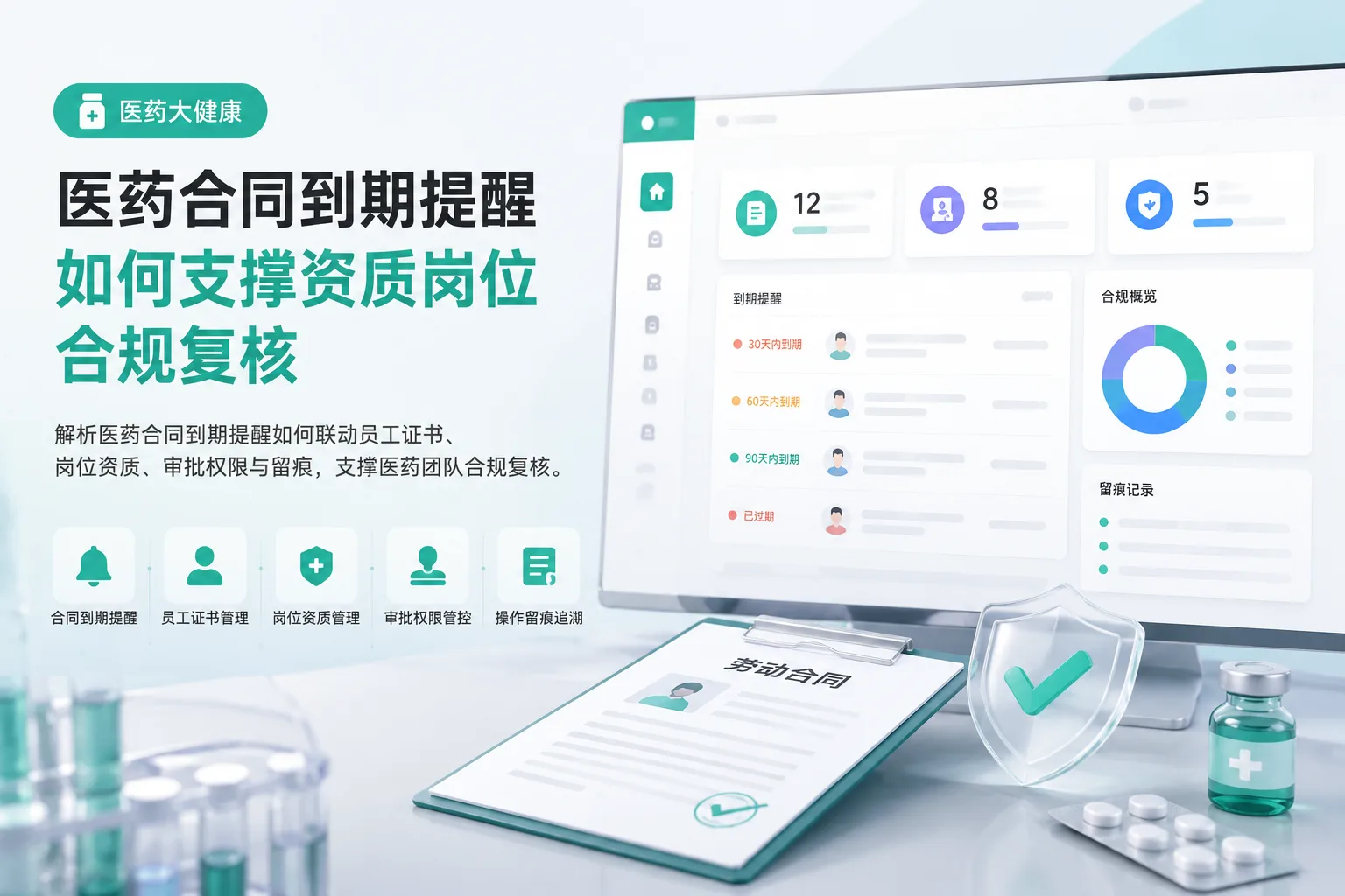 医药合同到期提醒如何支撑资质岗位合规复核文章封面