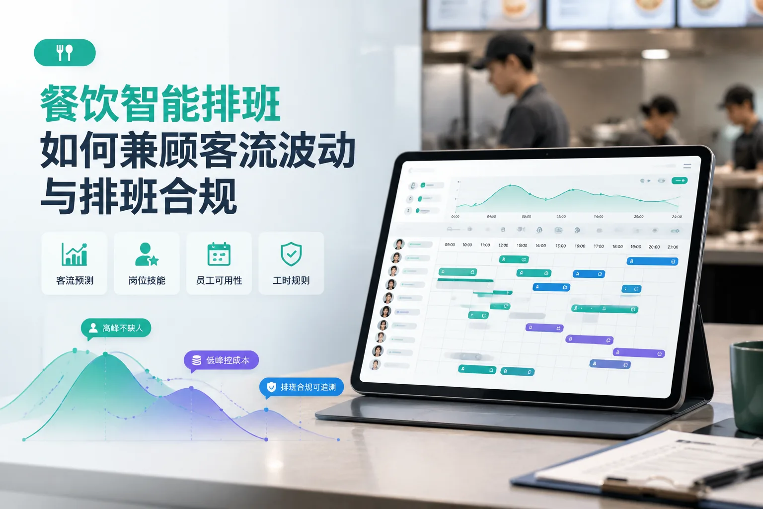 餐饮智能排班如何兼顾客流波动与排班合规文章封面