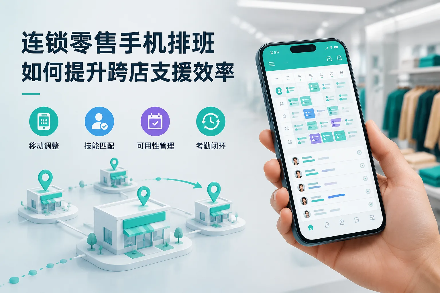 连锁零售手机排班如何提升跨店支援效率文章封面
