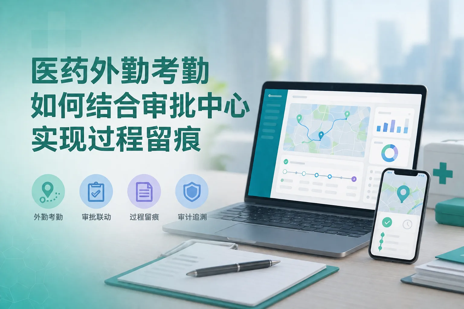医药外勤考勤如何结合审批中心实现过程留痕文章封面