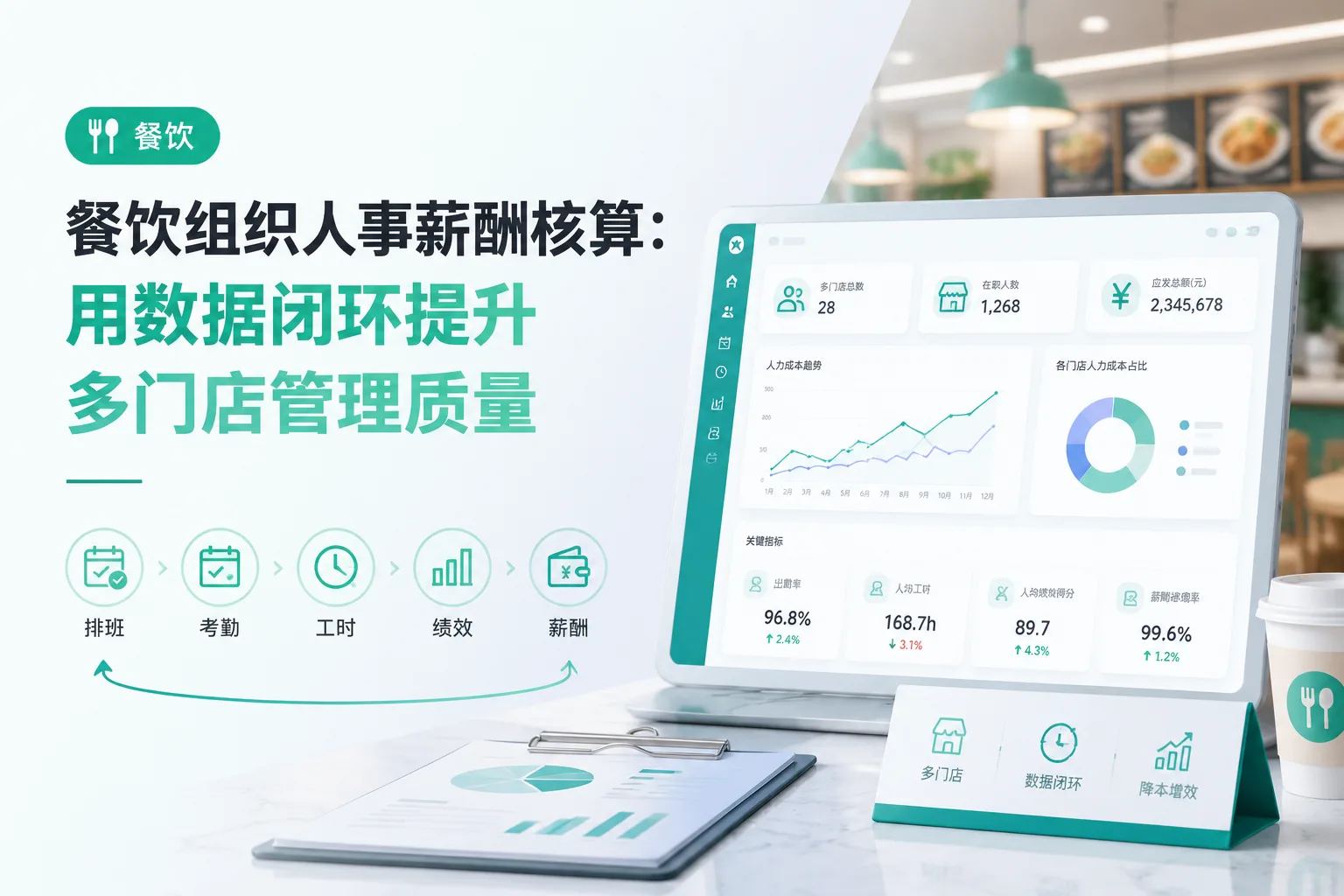 餐饮组织人事薪酬核算：用数据闭环提升多门店管理质量文章封面