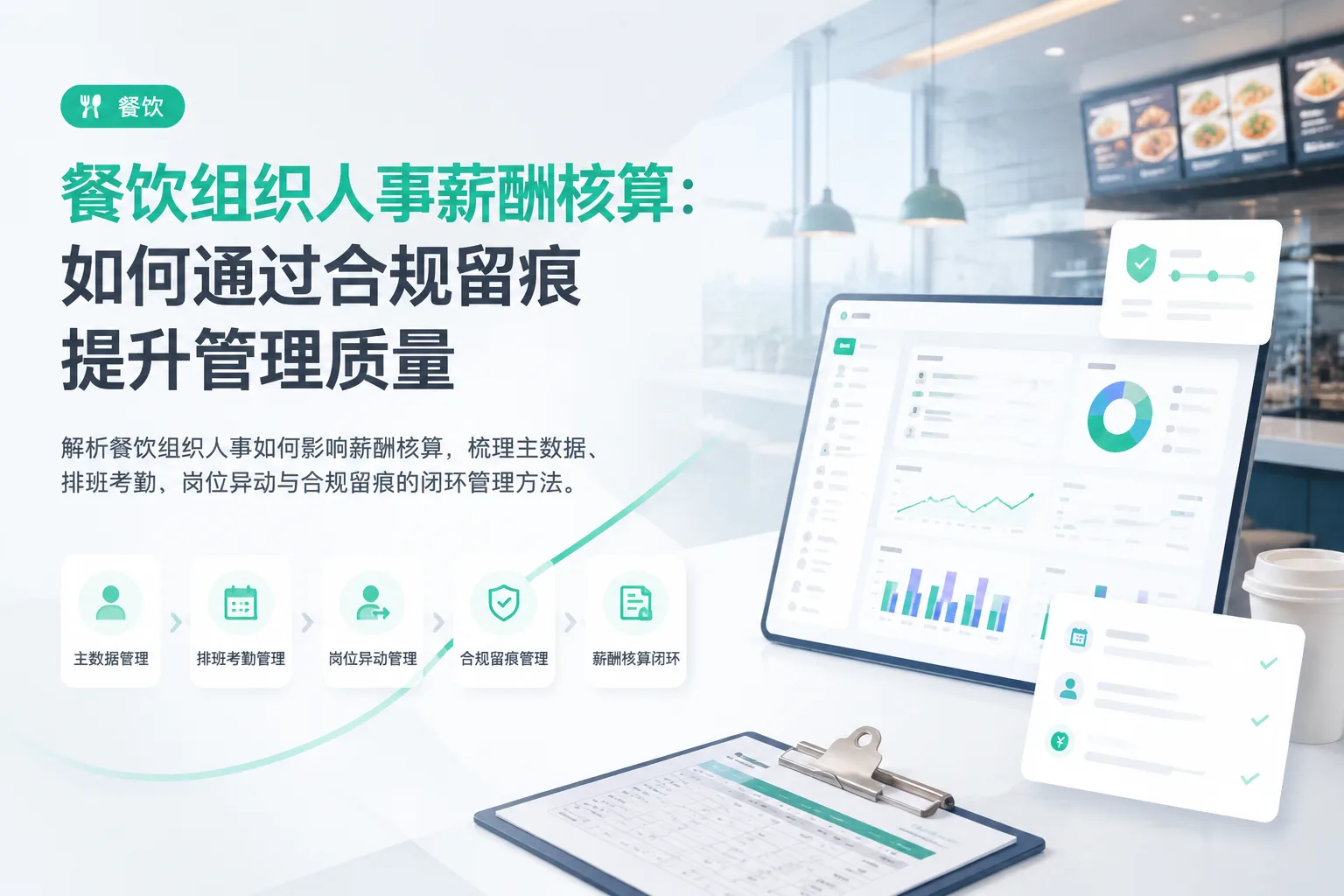 餐饮组织人事薪酬核算：如何通过合规留痕提升管理质量文章封面