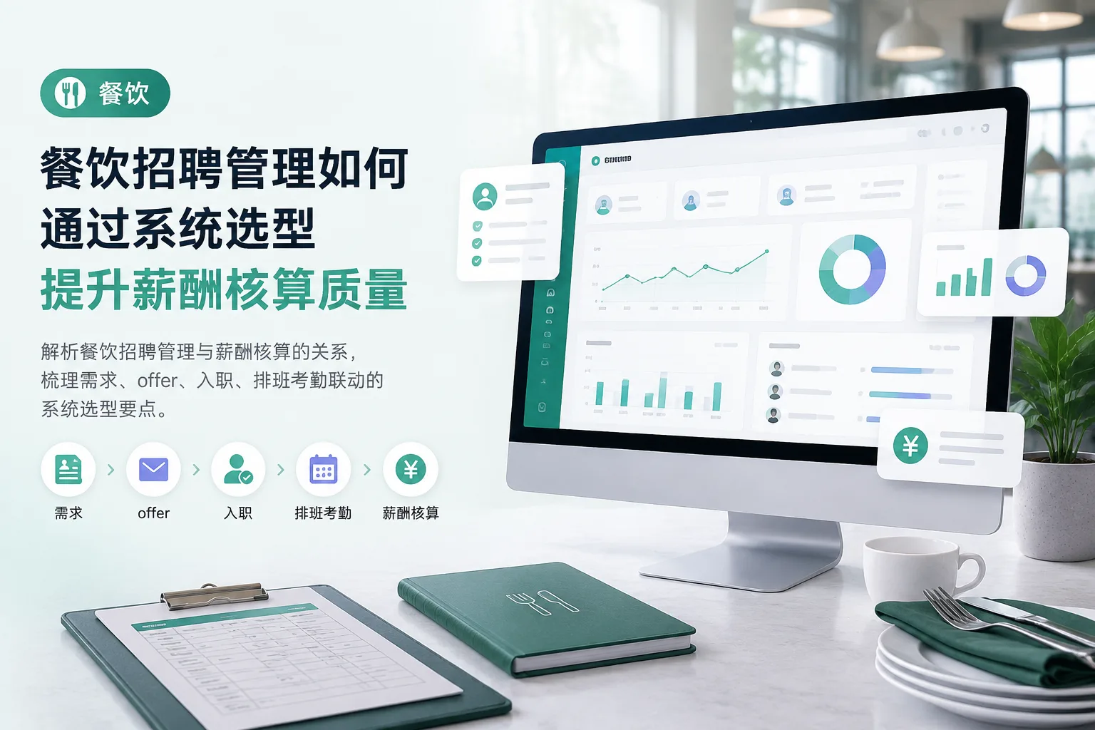 餐饮招聘管理如何通过系统选型提升薪酬核算质量文章封面