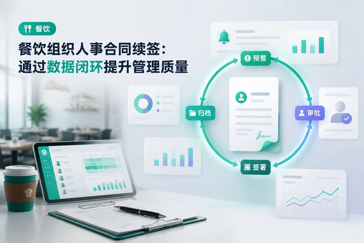 餐饮组织人事合同续签：通过数据闭环提升管理质量文章封面