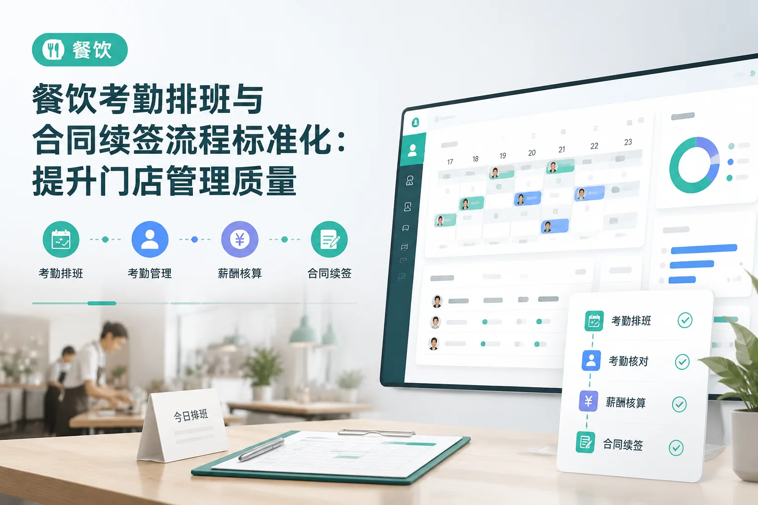 餐饮考勤排班与合同续签流程标准化：提升门店管理质量文章封面