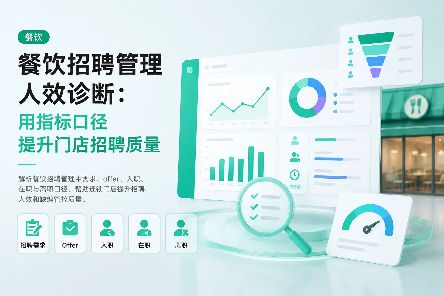 餐饮招聘管理人效诊断：用指标口径提升门店招聘质量文章封面