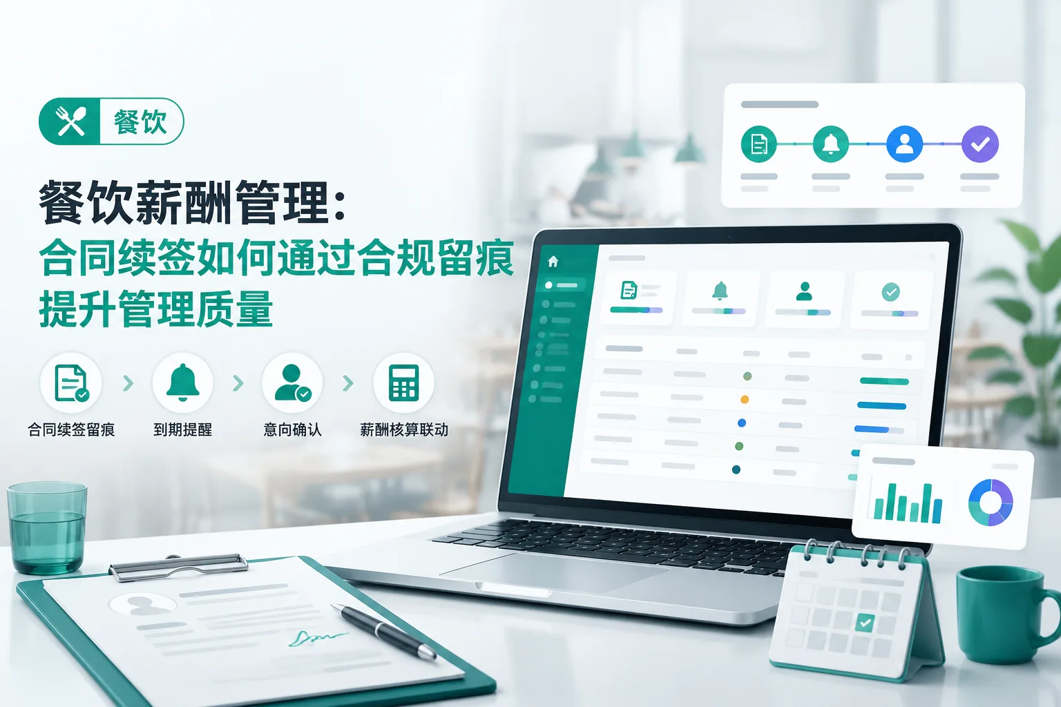 餐饮薪酬管理：合同续签如何通过合规留痕提升管理质量文章封面
