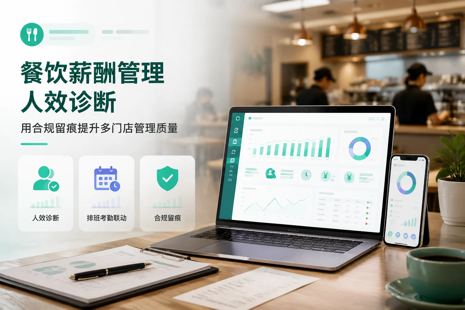 餐饮薪酬管理人效诊断：用合规留痕提升多门店管理质量文章封面