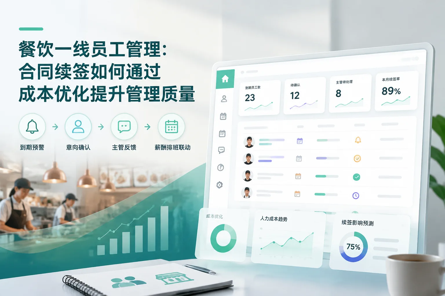 餐饮一线员工管理:合同续签如何通过成本优化提升管理质量文章封面