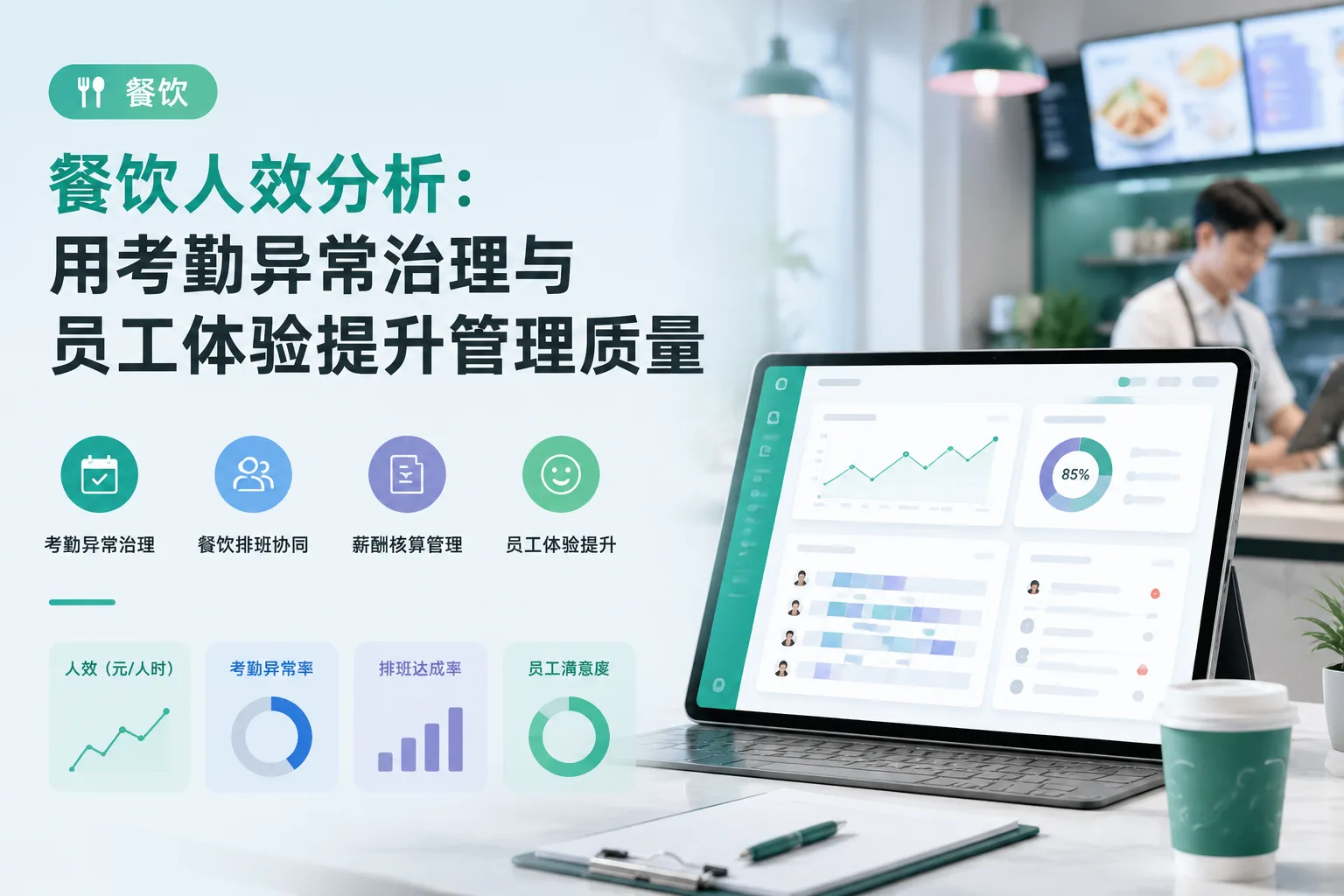餐饮人效分析：用考勤异常治理与员工体验提升管理质量文章封面