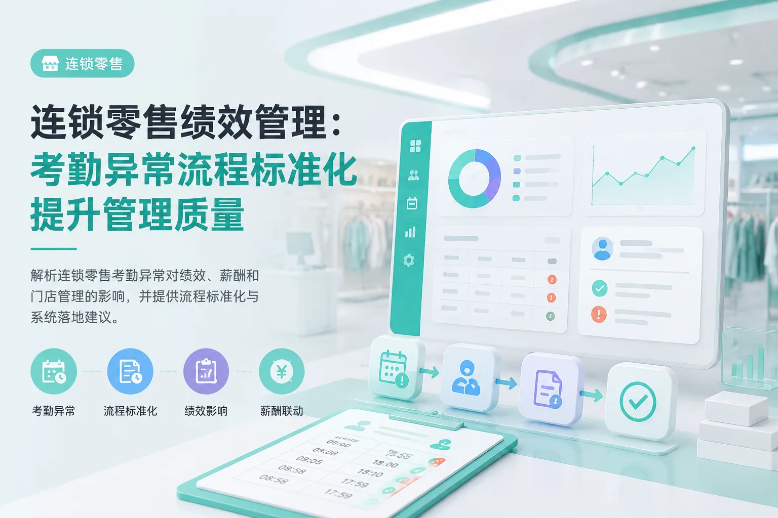 连锁零售绩效管理：考勤异常流程标准化提升管理质量文章封面