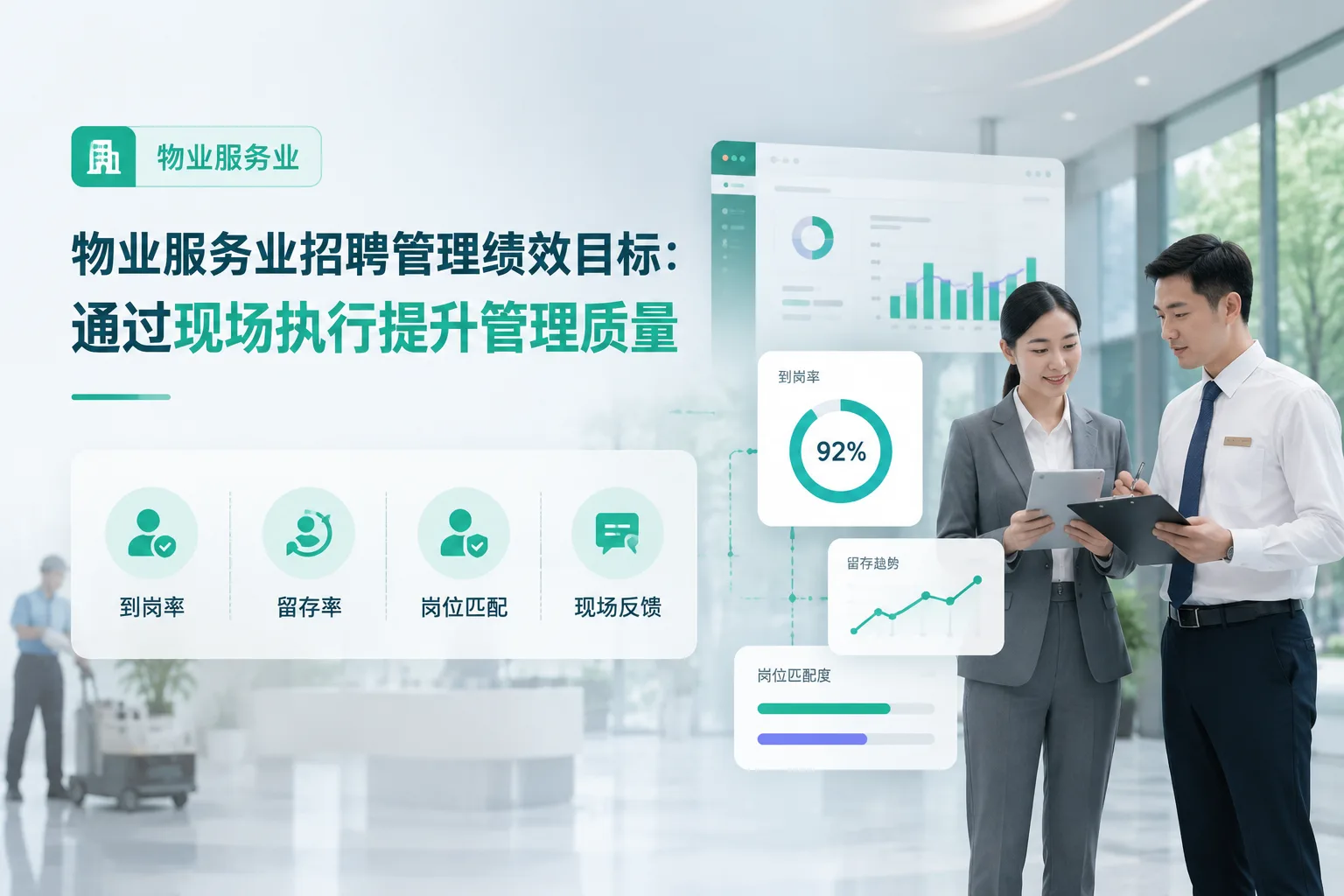 物业服务业招聘管理绩效目标：通过现场执行提升管理质量文章封面
