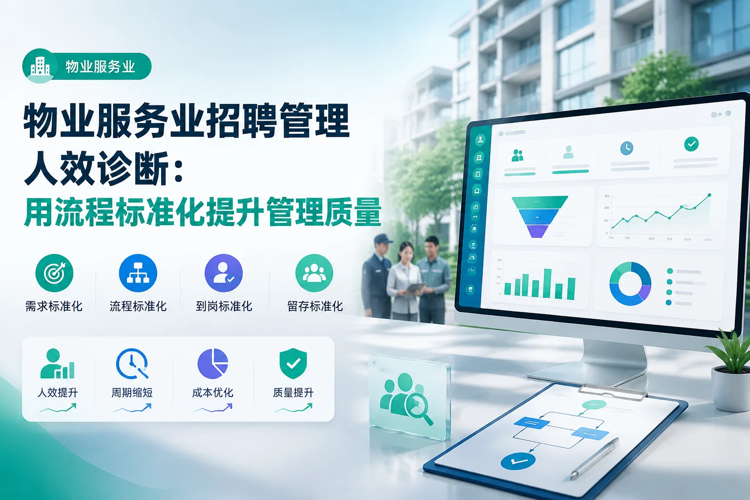 物业服务业招聘管理人效诊断：用流程标准化提升管理质量文章封面