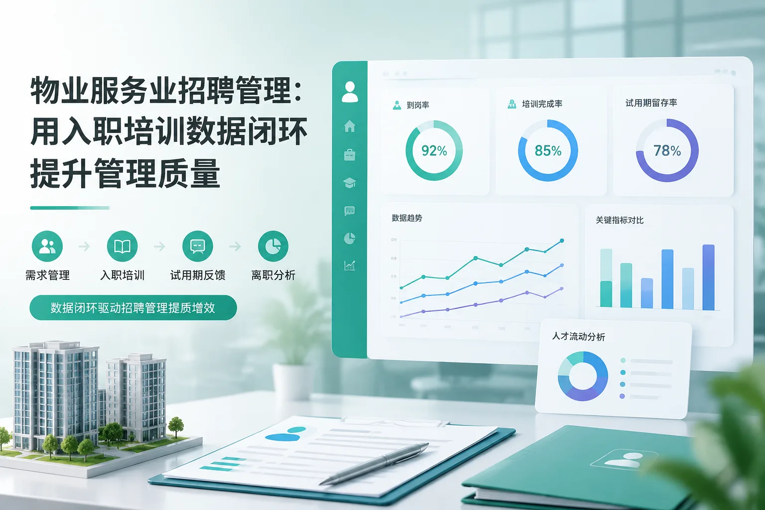 物业服务业招聘管理：用入职培训数据闭环提升管理质量文章封面