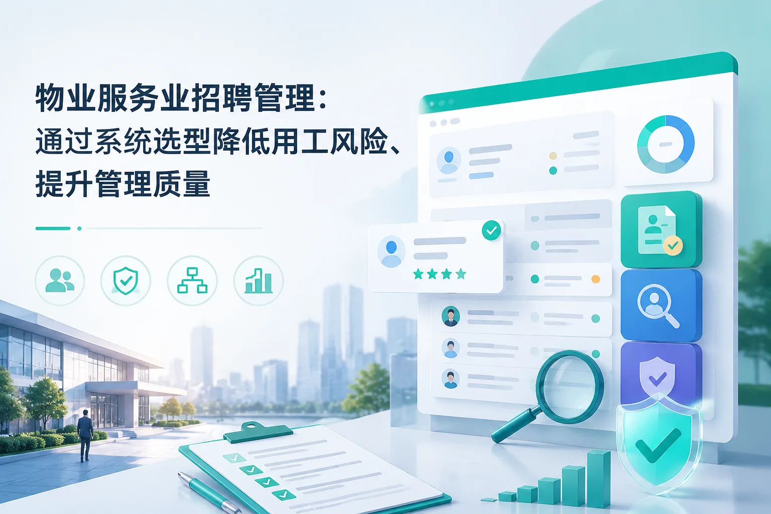 物业服务业招聘管理：通过系统选型降低用工风险、提升管理质量文章封面