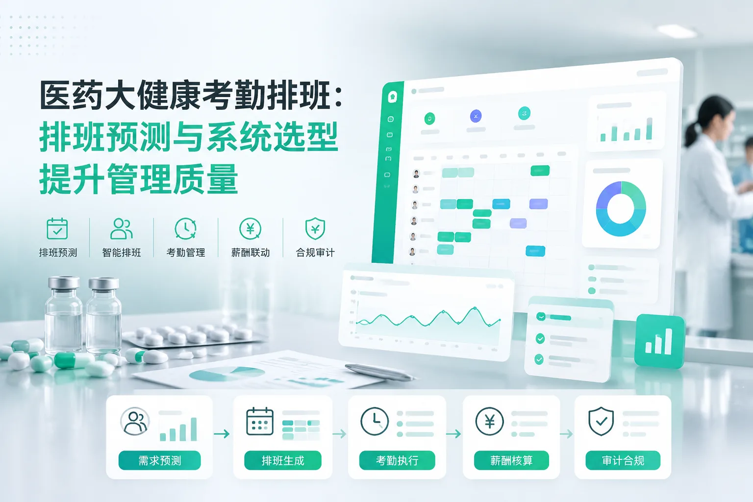 医药大健康考勤排班：排班预测与系统选型提升管理质量文章封面