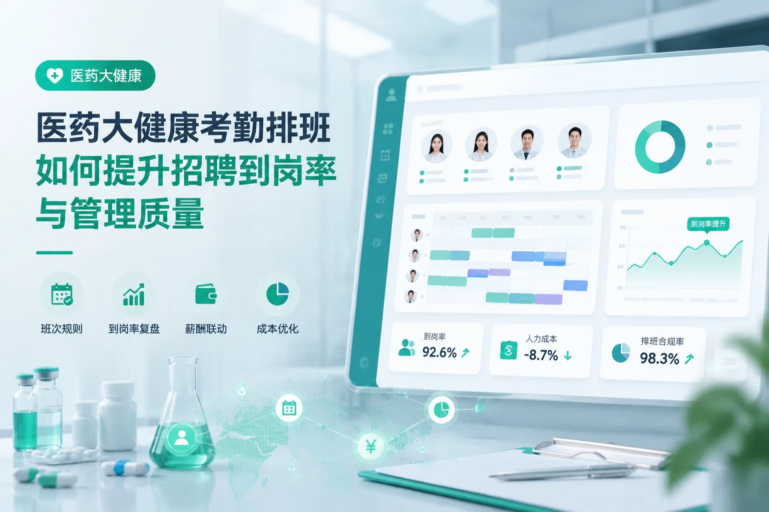 医药大健康考勤排班如何提升招聘到岗率与管理质量文章封面