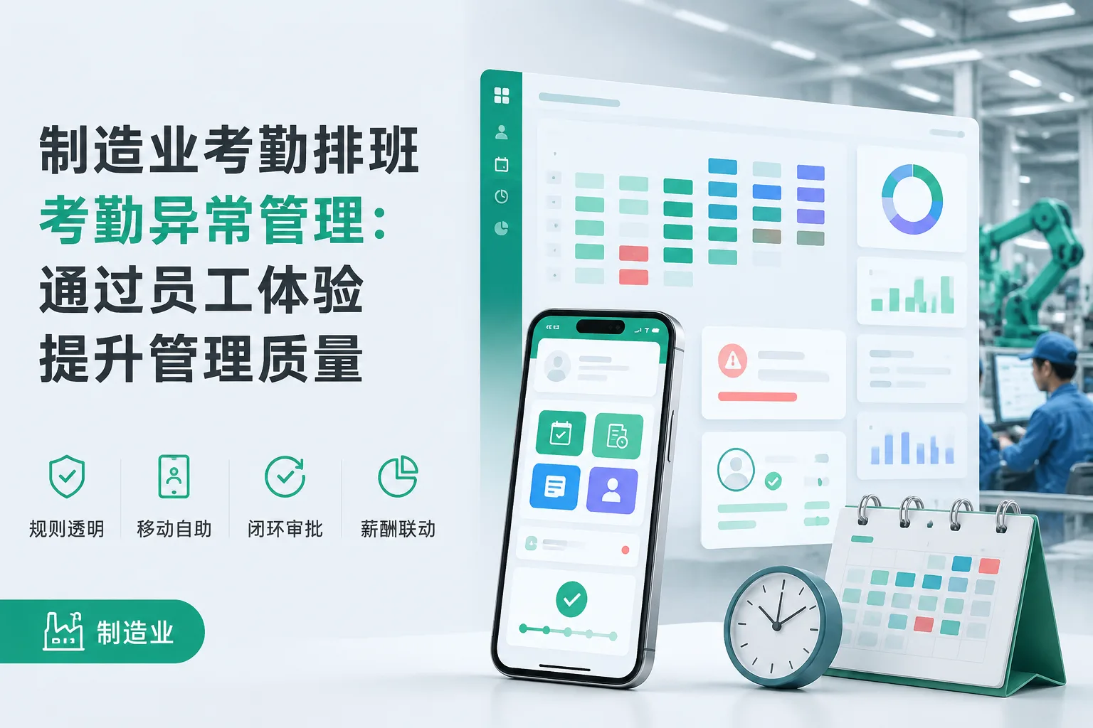 制造业考勤排班考勤异常管理：通过员工体验提升管理质量文章封面