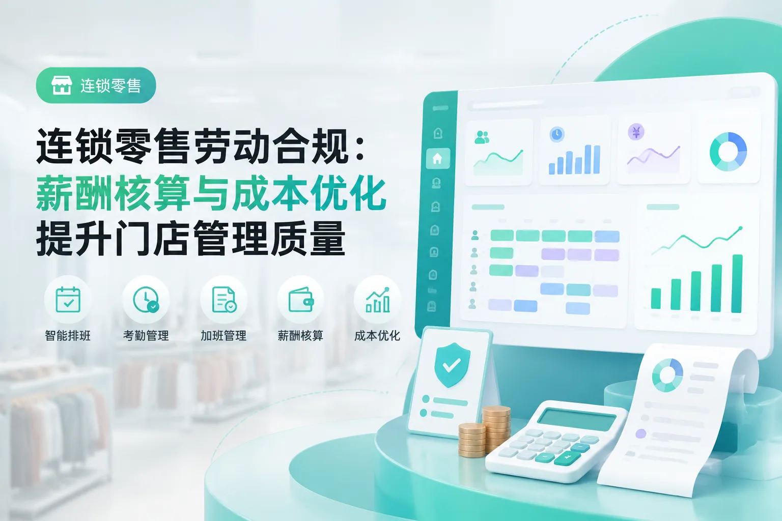 连锁零售劳动合规：薪酬核算与成本优化提升门店管理质量文章封面