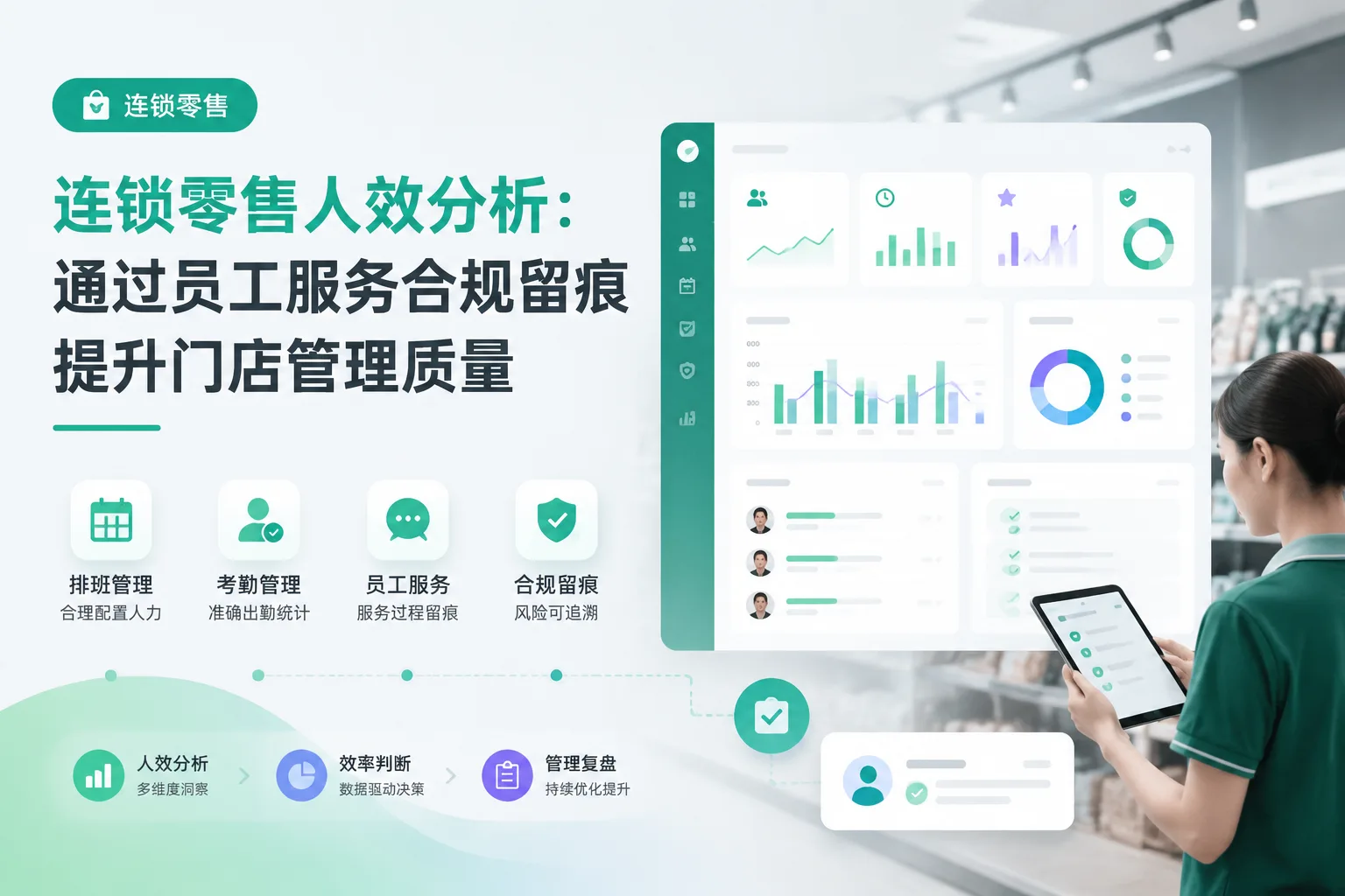 连锁零售人效分析：通过员工服务合规留痕提升门店管理质量文章封面