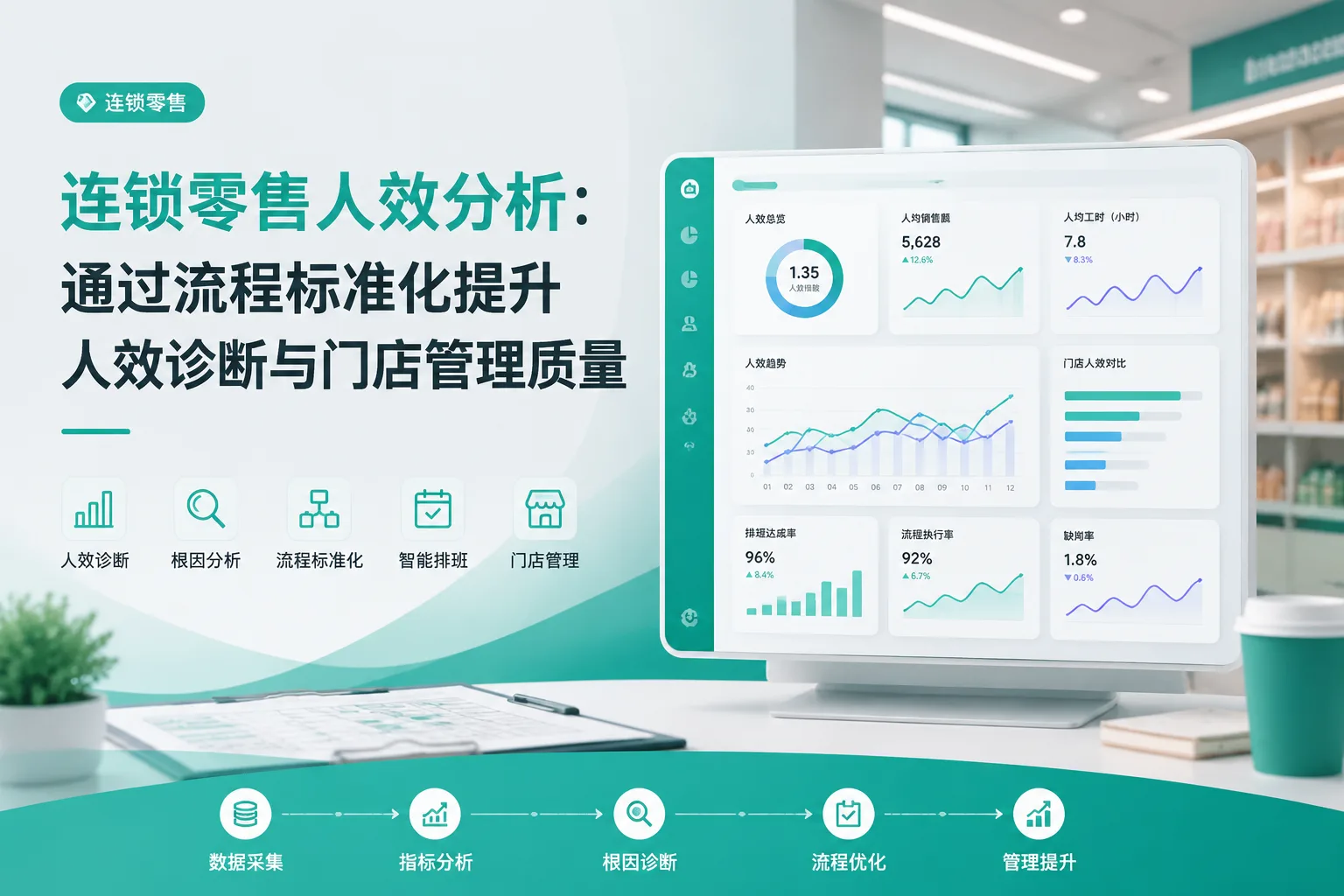连锁零售人效分析：通过流程标准化提升人效诊断与门店管理质量文章封面