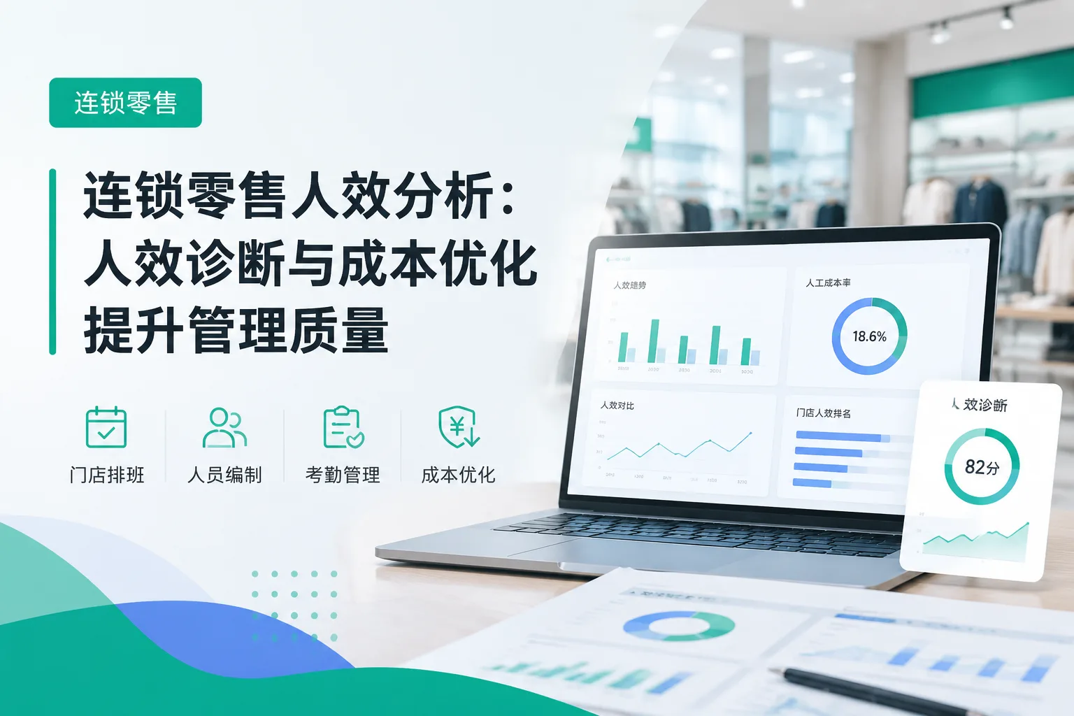 连锁零售人效分析：人效诊断与成本优化提升管理质量文章封面