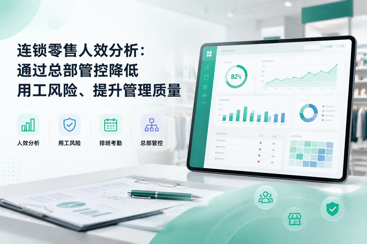 连锁零售人效分析：通过总部管控降低用工风险、提升管理质量文章封面