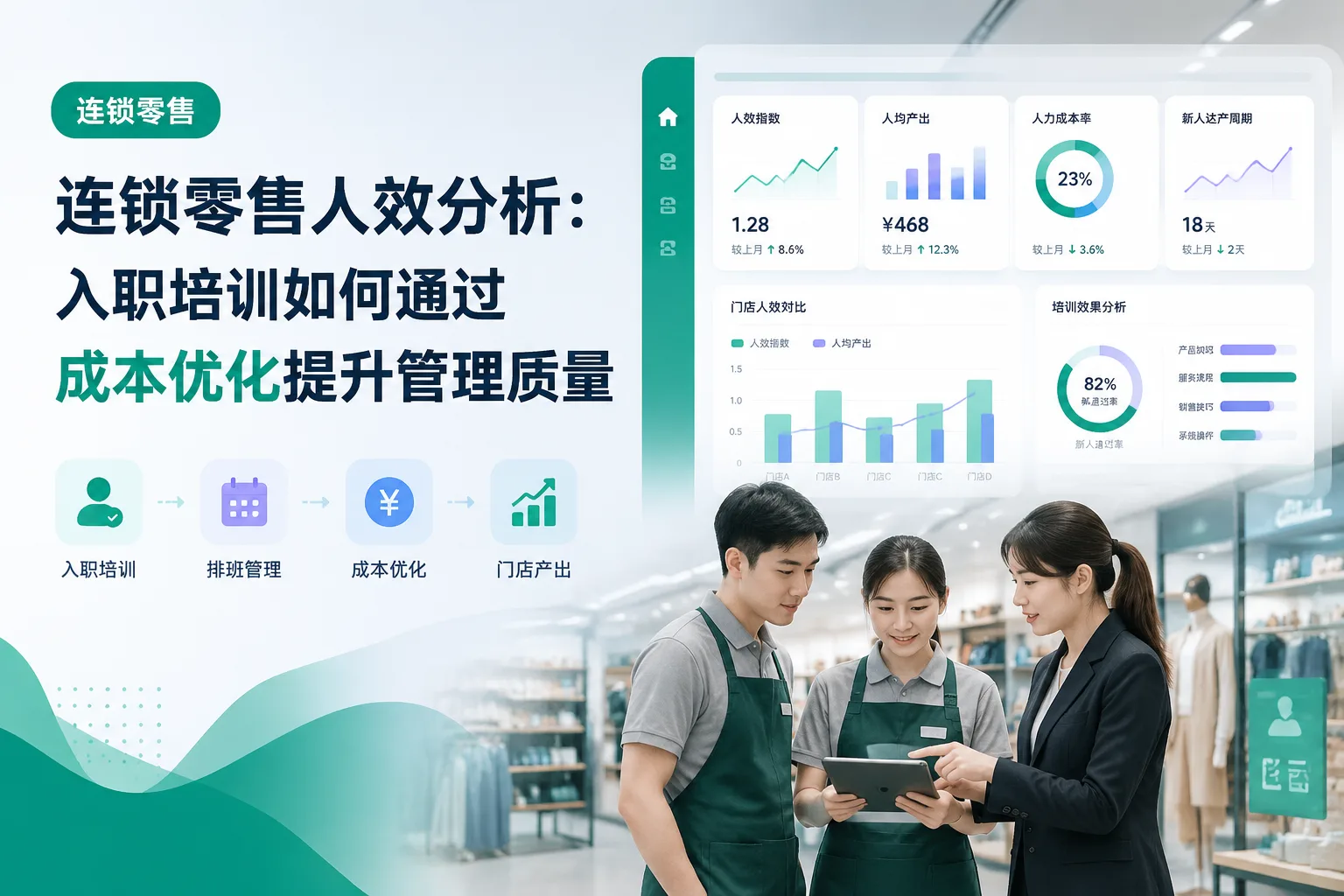 连锁零售人效分析：入职培训如何通过成本优化提升管理质量文章封面