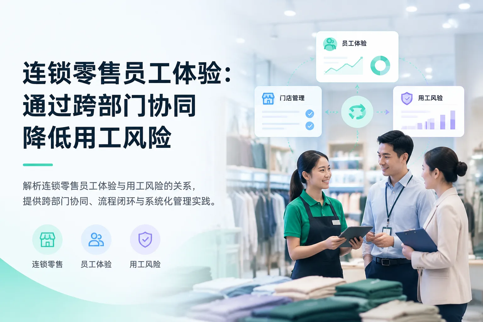 连锁零售员工体验：通过跨部门协同降低用工风险文章封面