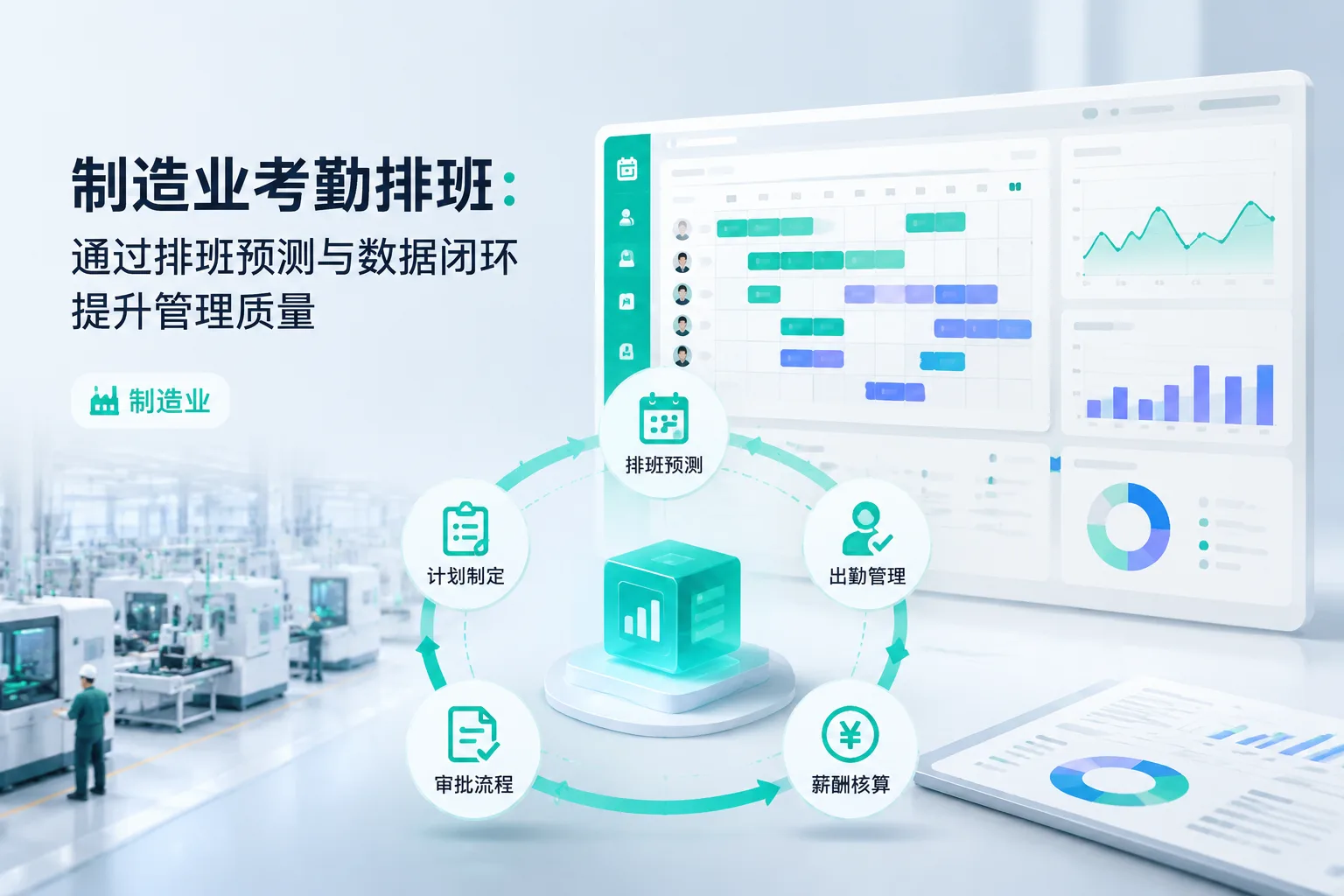 制造业考勤排班：通过排班预测与数据闭环提升管理质量文章封面