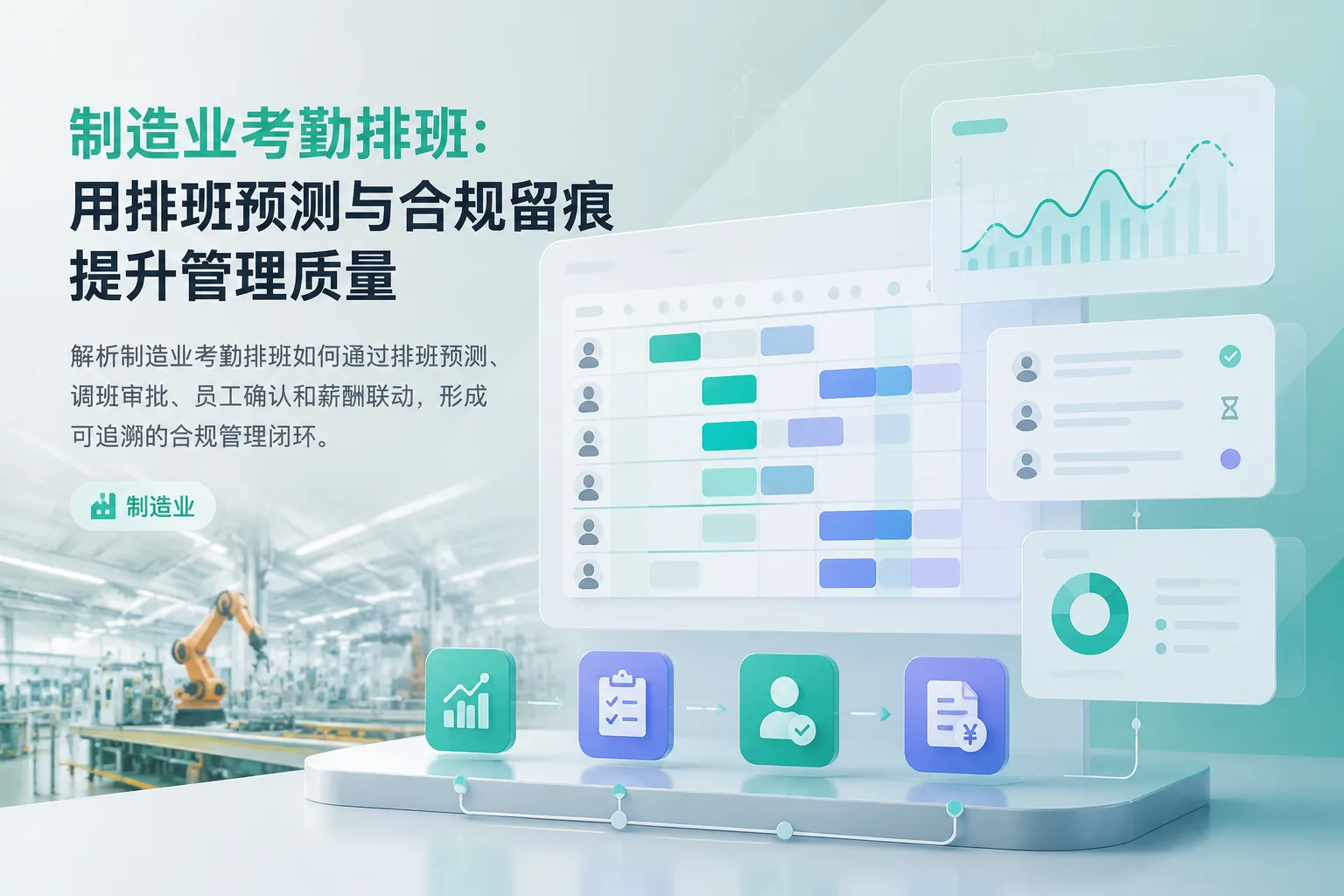 制造业考勤排班：用排班预测与合规留痕提升管理质量文章封面