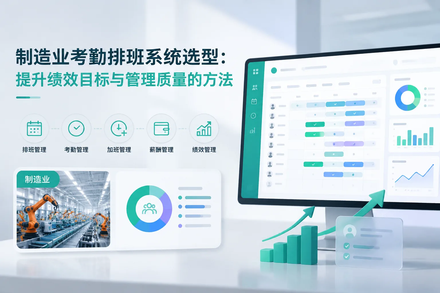 制造业考勤排班系统选型：提升绩效目标与管理质量的方法文章封面