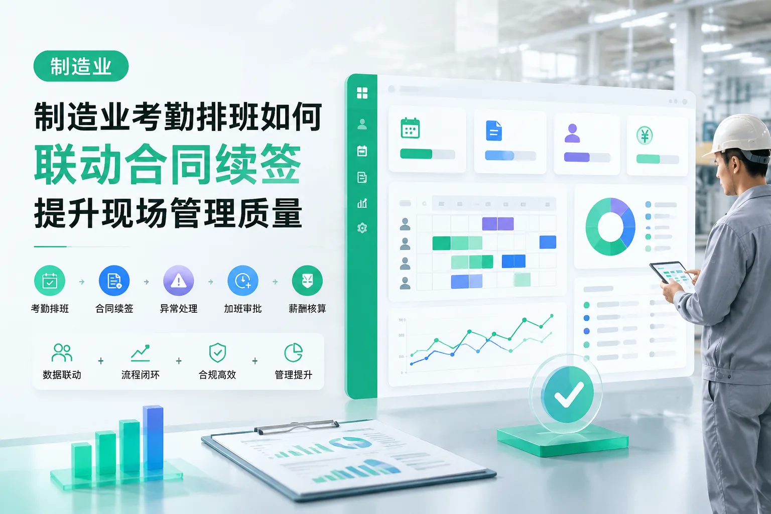 制造业考勤排班如何联动合同续签提升现场管理质量文章封面