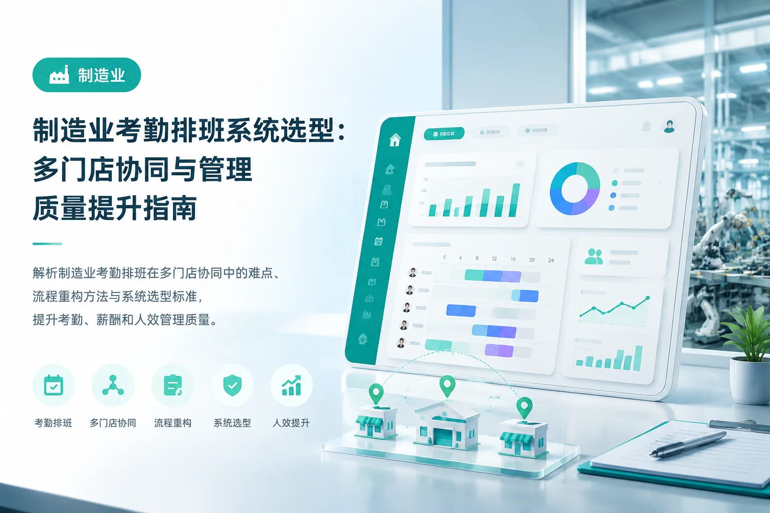制造业考勤排班系统选型:多门店协同与管理质量提升指南文章封面