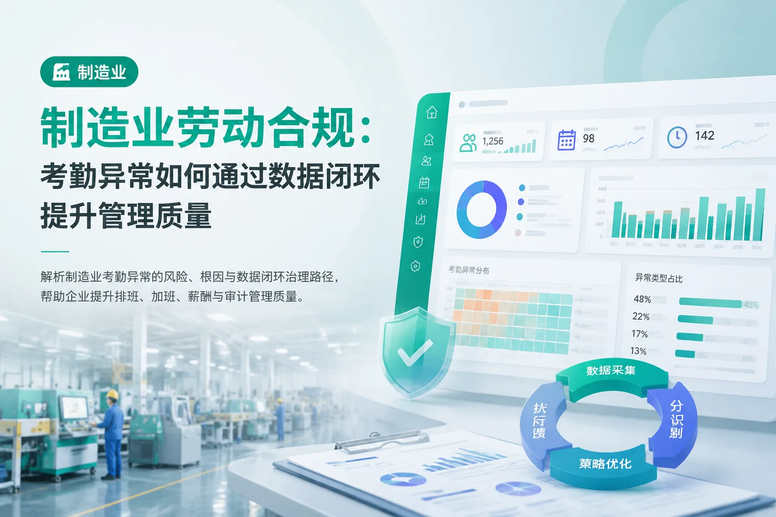 制造业劳动合规：考勤异常如何通过数据闭环提升管理质量文章封面