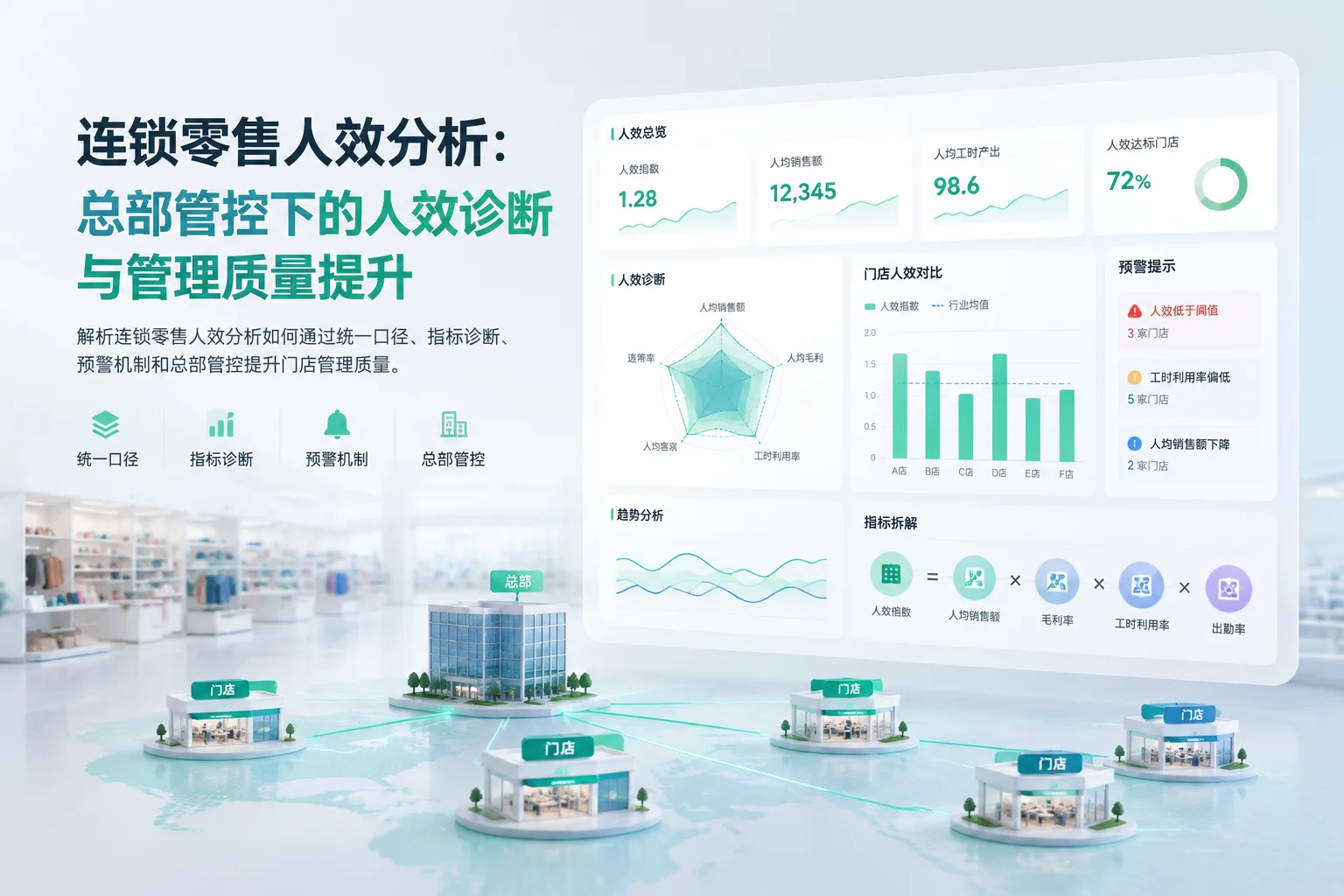 连锁零售人效分析：总部管控下的人效诊断与管理质量提升文章封面