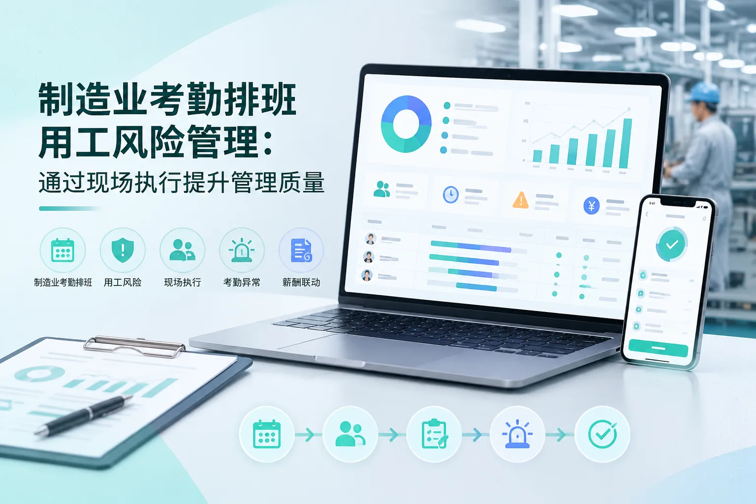 制造业考勤排班用工风险管理：通过现场执行提升管理质量文章封面