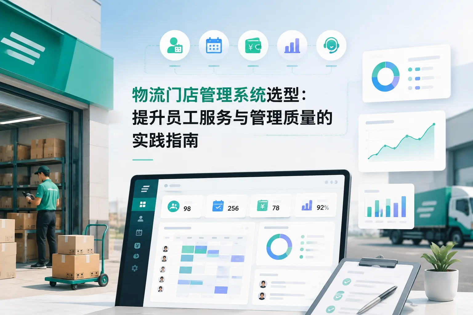 物流门店管理系统选型：提升员工服务与管理质量的实践指南文章封面