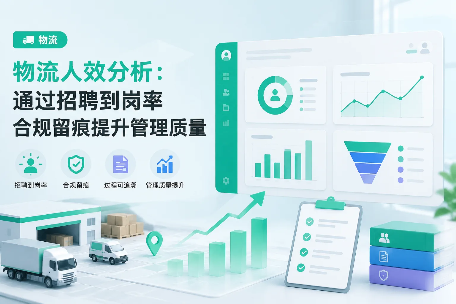 物流人效分析：通过招聘到岗率合规留痕提升管理质量文章封面