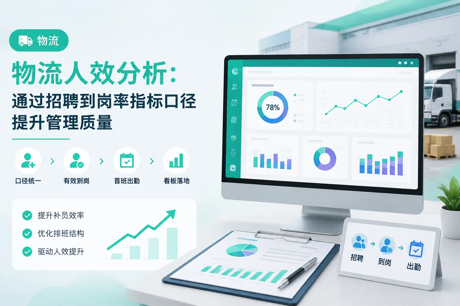 物流人效分析:通过招聘到岗率指标口径提升管理质量文章封面