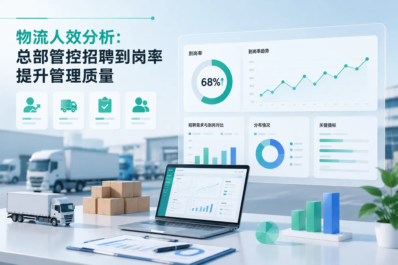 物流人效分析：总部管控招聘到岗率提升管理质量文章封面